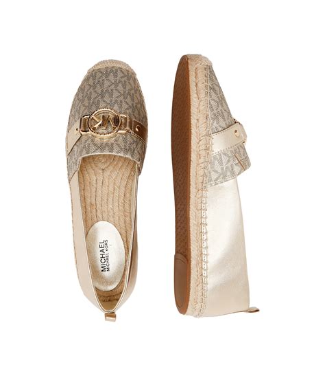 michael kors espadrilles goud|michael kors espadrilles for women.